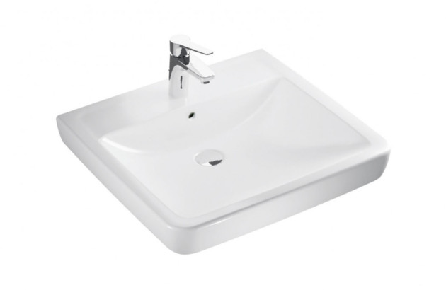 Lavabo carré blanc