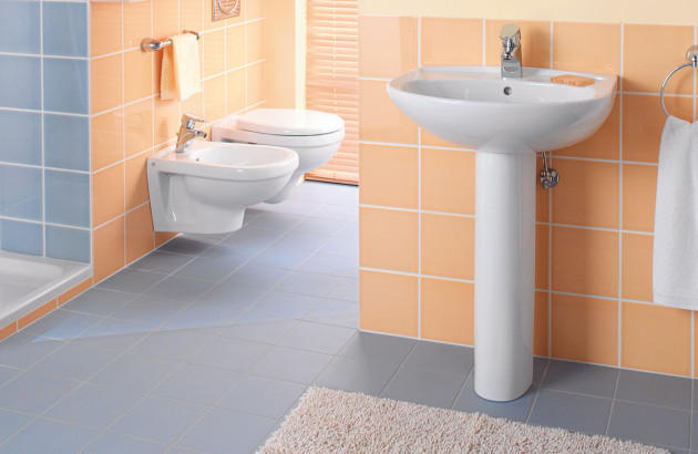 Lavabo avec colonne