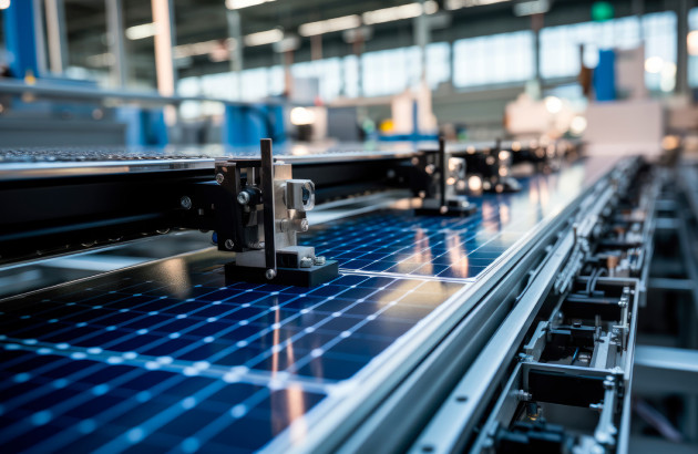 Production de panneaux photovoltaïques