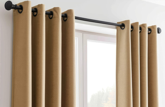 Rideau thermique beige