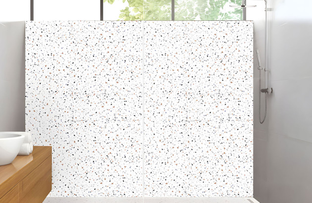 Terrazzo matériau panneau mural