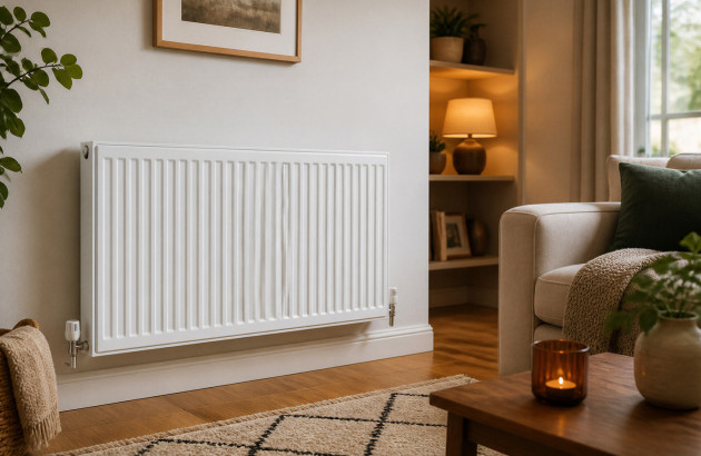 Radiateur dans une maison
