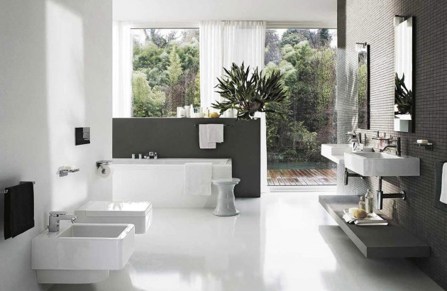Une salle de bains moderne avec Living de Laufen