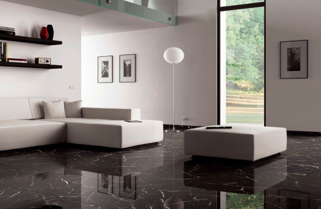 Carrelage noir Marmi de Ceramiche Piemme