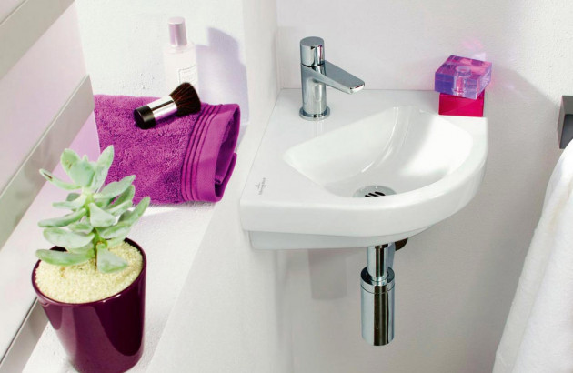 Lave-mains d'angle Subway 2.0 de Villeroy et Boch