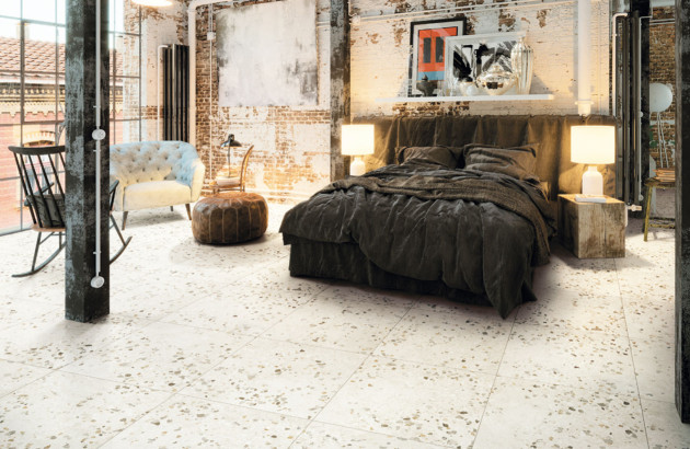 Carrelage Murano dans une chambre parentale