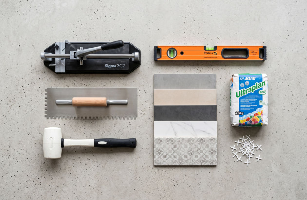 Les outils indispensables pour poser du carrelage sur carrelage