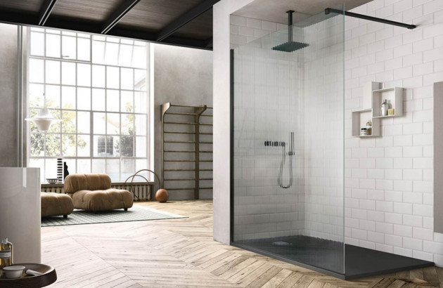 Paroi de douche design sur mesure
