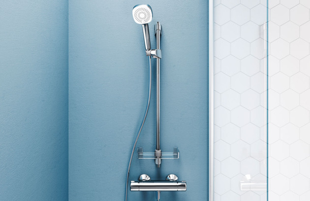 Barre de douche en aluminium