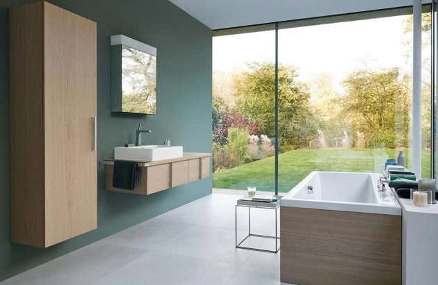 Salle de bains optimisée et aménagée avec la marque Duravit