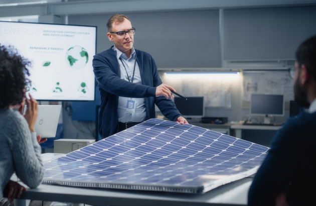 Exemple de panneau solaire photovoltaïque souple