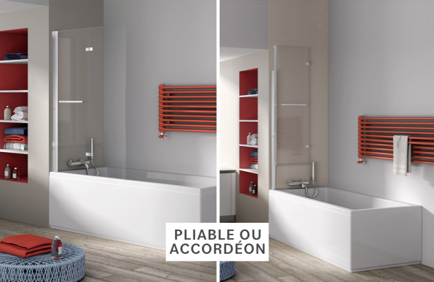 Pare baignoire pliables et ou en accordéon de Jacuzzi