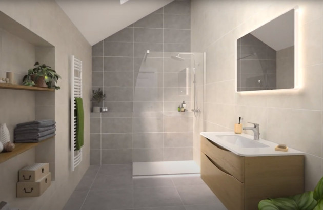 Plan 3d salle de bains à moins de 2600€