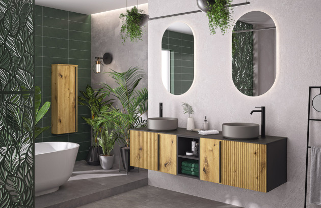 Les plantes vertes, un atout pour une salle de bains feng shui