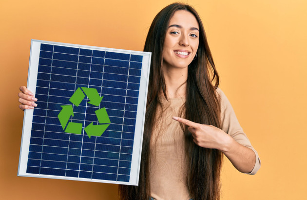 Panneaux solaires modernes recyclables à 94%