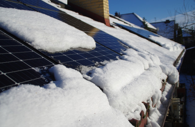 Les températures froides ne diminuent pas le rendement des panneaux photovoltaïques