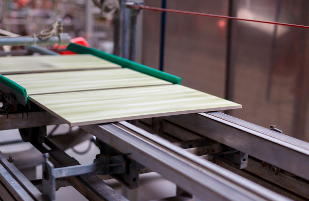 Chaine de fabrication de carrelage