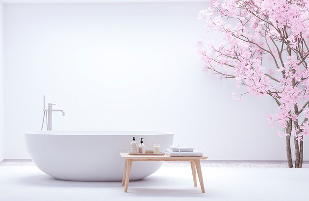 Couleurs apaisantes pour une Salle de bains Zen