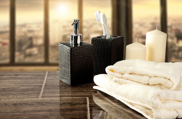 accessoires pour une salle de bains zen