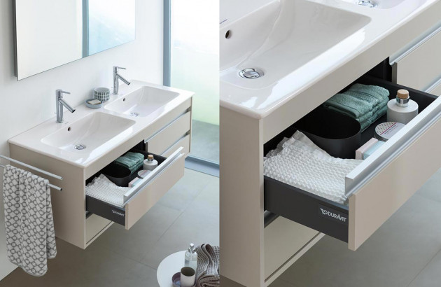 Meuble sous-vasque avec tiroirs Me By Starck de Duravit.