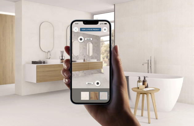 Simulateur de carrelage sur votre mobile