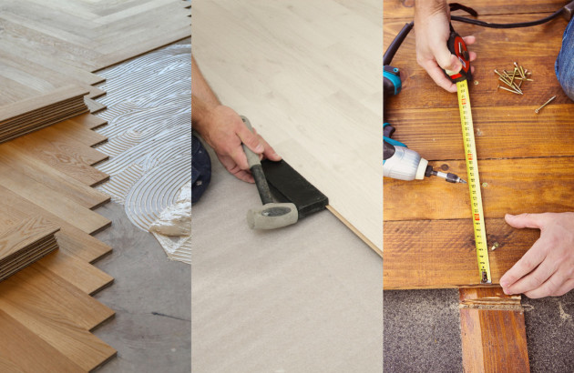 3 techniques de pose différentes pour le parquet
