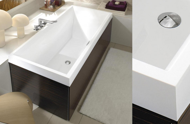 Baignoire rectangle Squaro de Villeroy & Boch