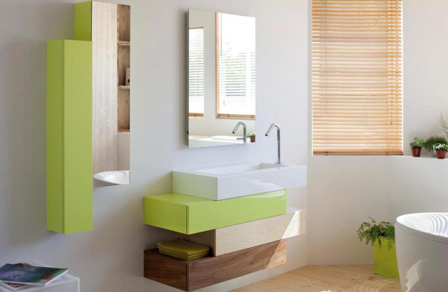 Meuble Pacific Sanijura, parfait dans une salle de bains style scandinave