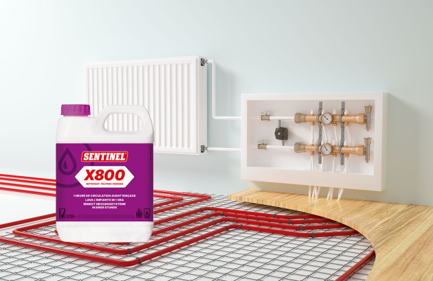 Liquide X800 de Sentinel pour désembouage chimique