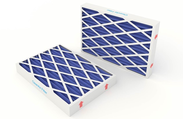 Lot De 2 Filtres Pour Climatiseur HpLi - Filtres En Coton Haute Filtration Pour Poussière Et Impuretés, 21x52mm