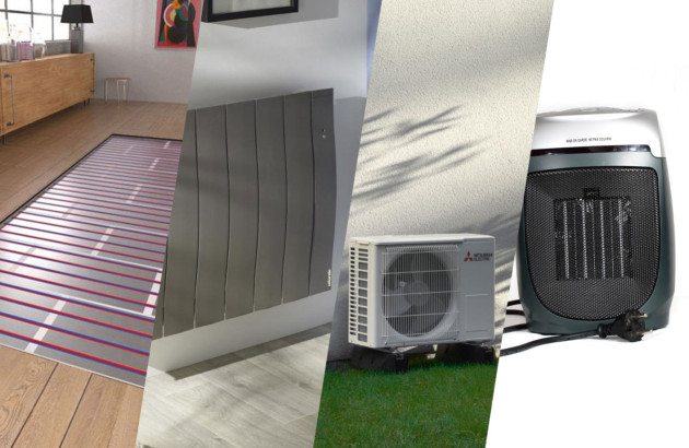 Différentes solutions de chauffage