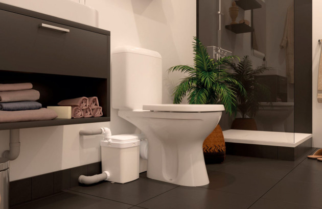 WC avec broyeur