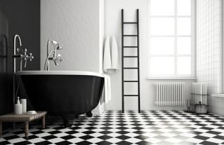 Comment bien choisir un carrelage noir et blanc ? | Espace Aubade