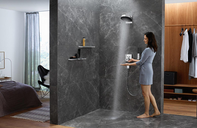 Douche hansgrohe installée par un professionnel