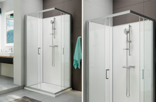 Porte de douche colissante se ferme difficilement - Accessoires de salle de  bain - 
