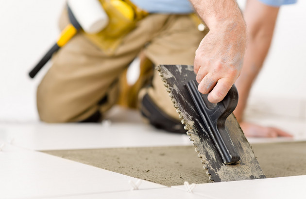 Pose de carrelage intérieur