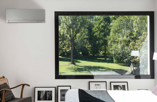 Climatisation dans une chambre utilisant une pompe a chaleur air air