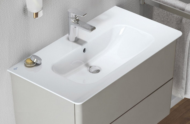 Lavabo en Verre avec Robinet Vasque à Poser Lave-Mains pour Salle