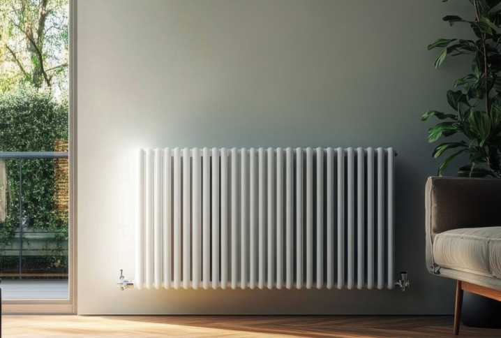 Radiateur installé dans une pièce de séjour