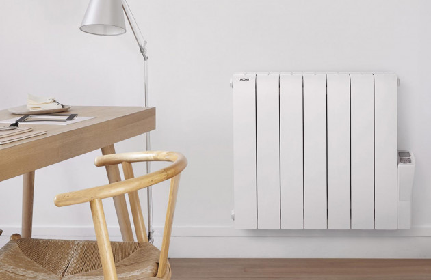 Radiateur horizontal blanc