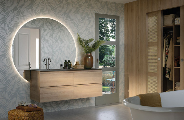 Miroir rond LED Salle de bains