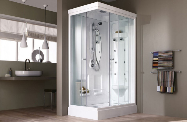 Cabine de douche hydromassante