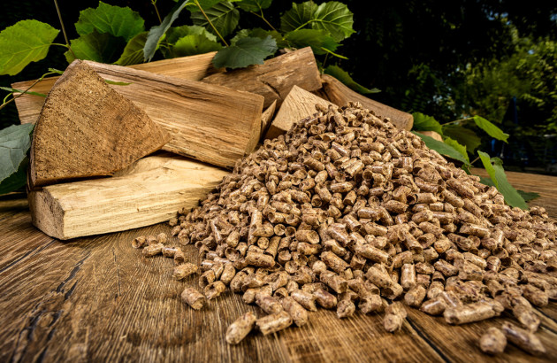 Granulés à partir de bois de chauffage écologique