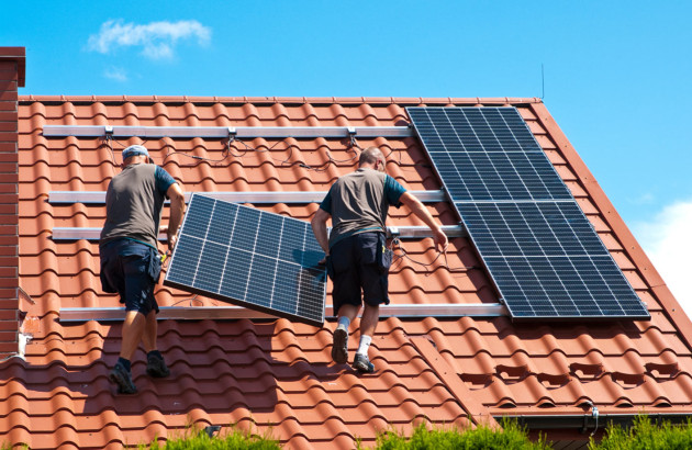 Voici le schéma de fonctionnement du panneau solaire