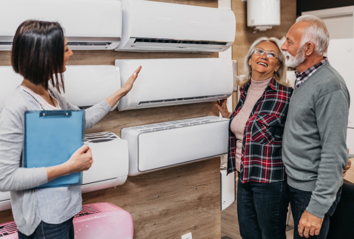 Choix d’un climatiseur mural en magasin spécialisé