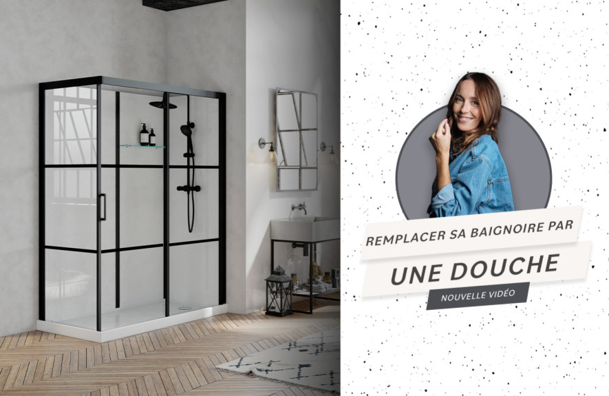 Comment remplacer une baignoire par un douche ?