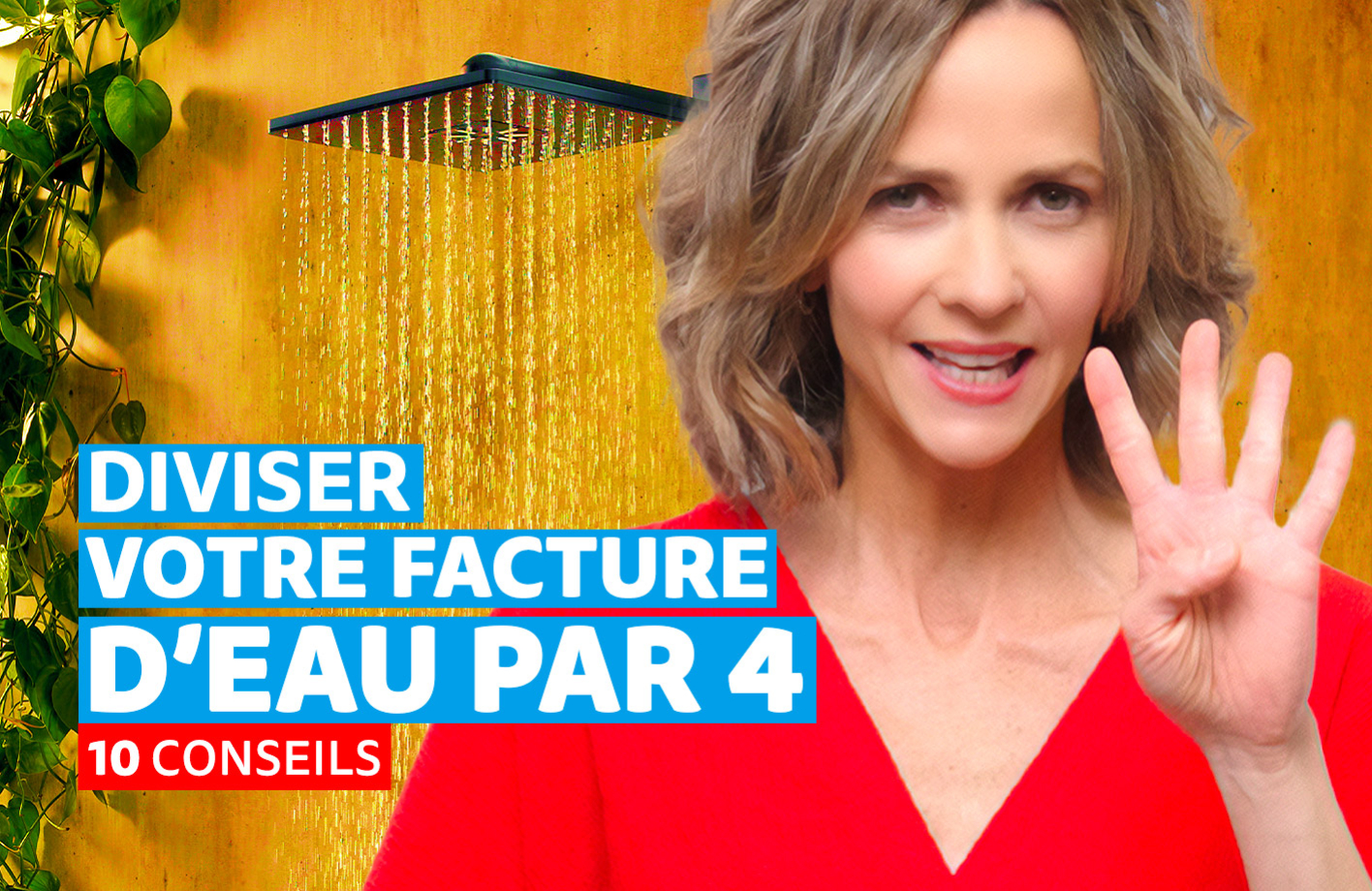 10 solutions pour réduire votre consommation d'eau