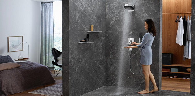 Douche hansgrohe installée par un professionnel