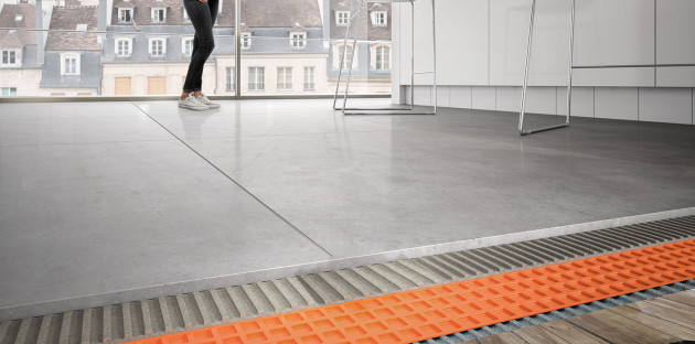 Natte de désolidarisation sous du carrelage