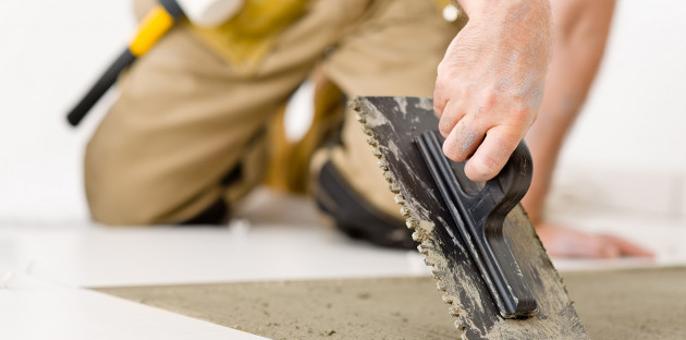 Pose de carrelage intérieur